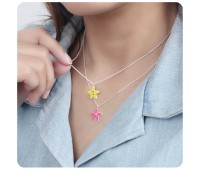 Smiling Star Kids Necklace SPE-3895 (CO14)
